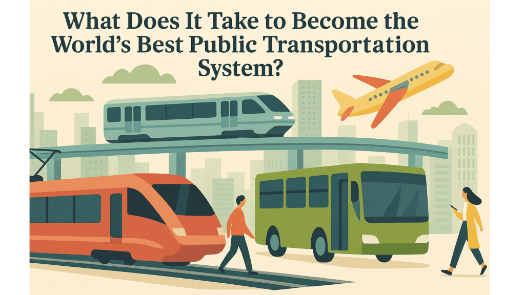 What Does It Take to Become the World’s Best Public Transportation System