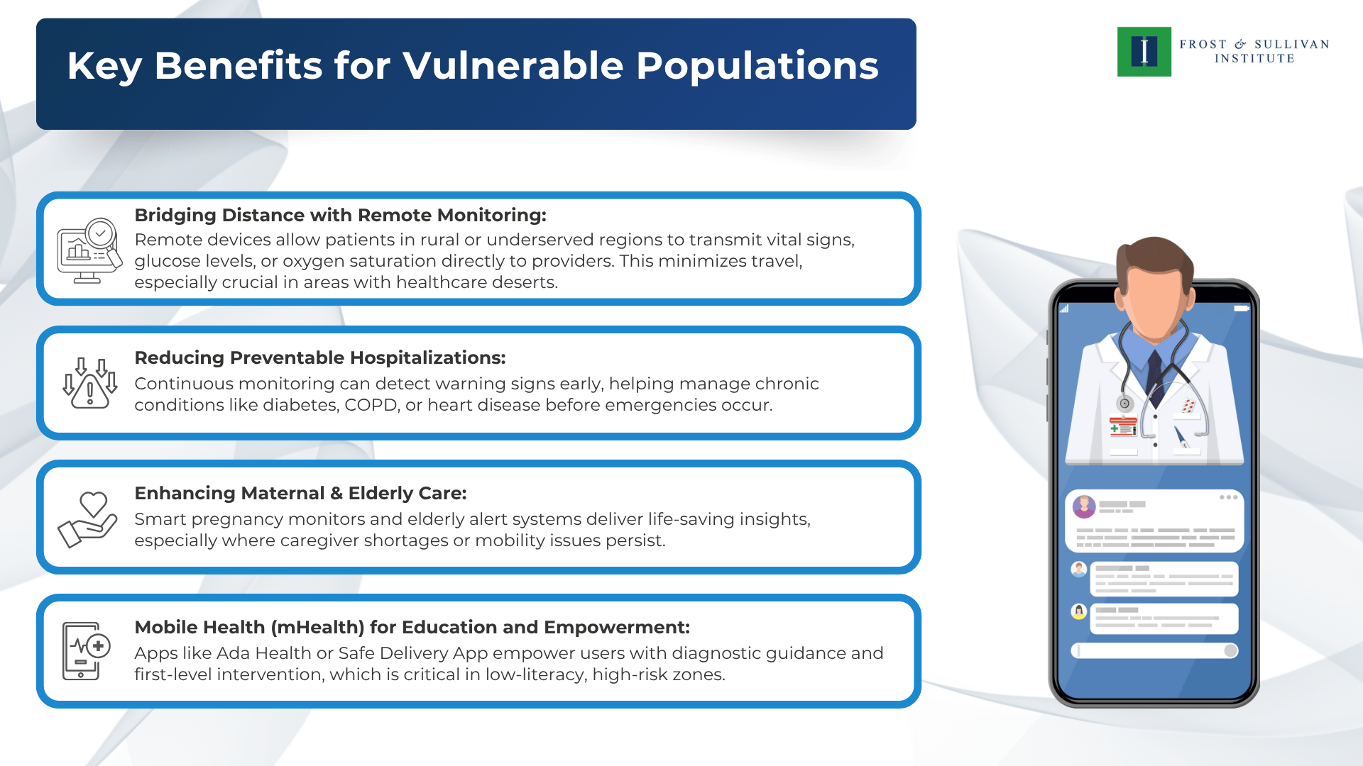 Key Benefits for Vulnerable Populations