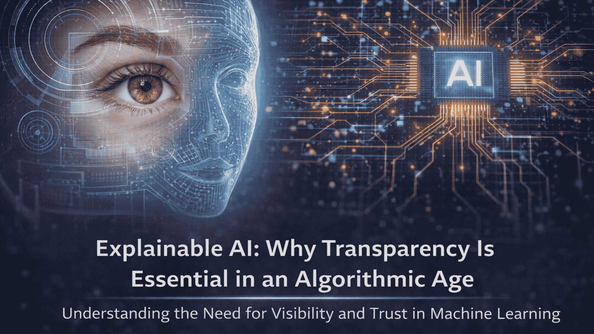 Explainable AI - Why Transparency Is Essential in an Algorithmic Age