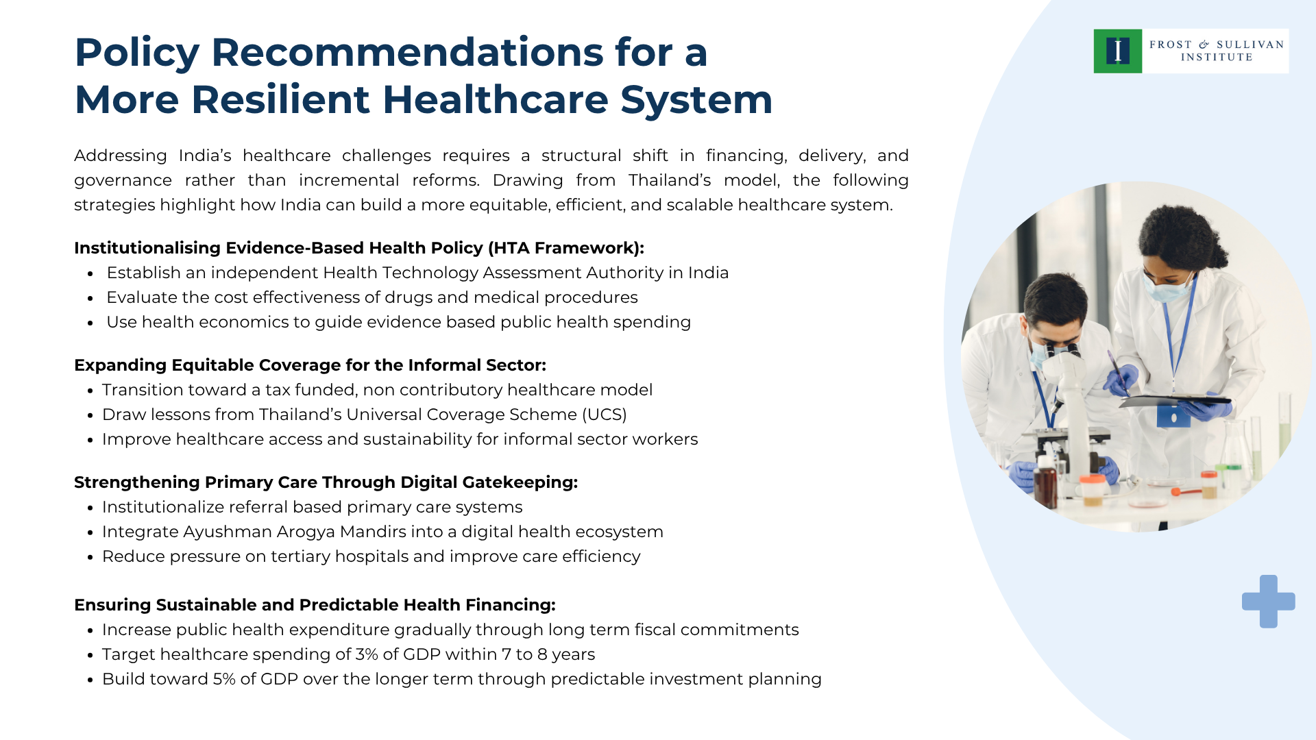 Policy Recommendations for a More Resilient Healthcare System