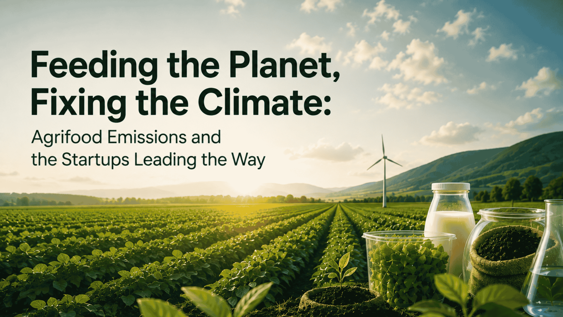 Feeding the Planet, Fixing the Climate - Agrifood Emissions and the Startups Leading the Way