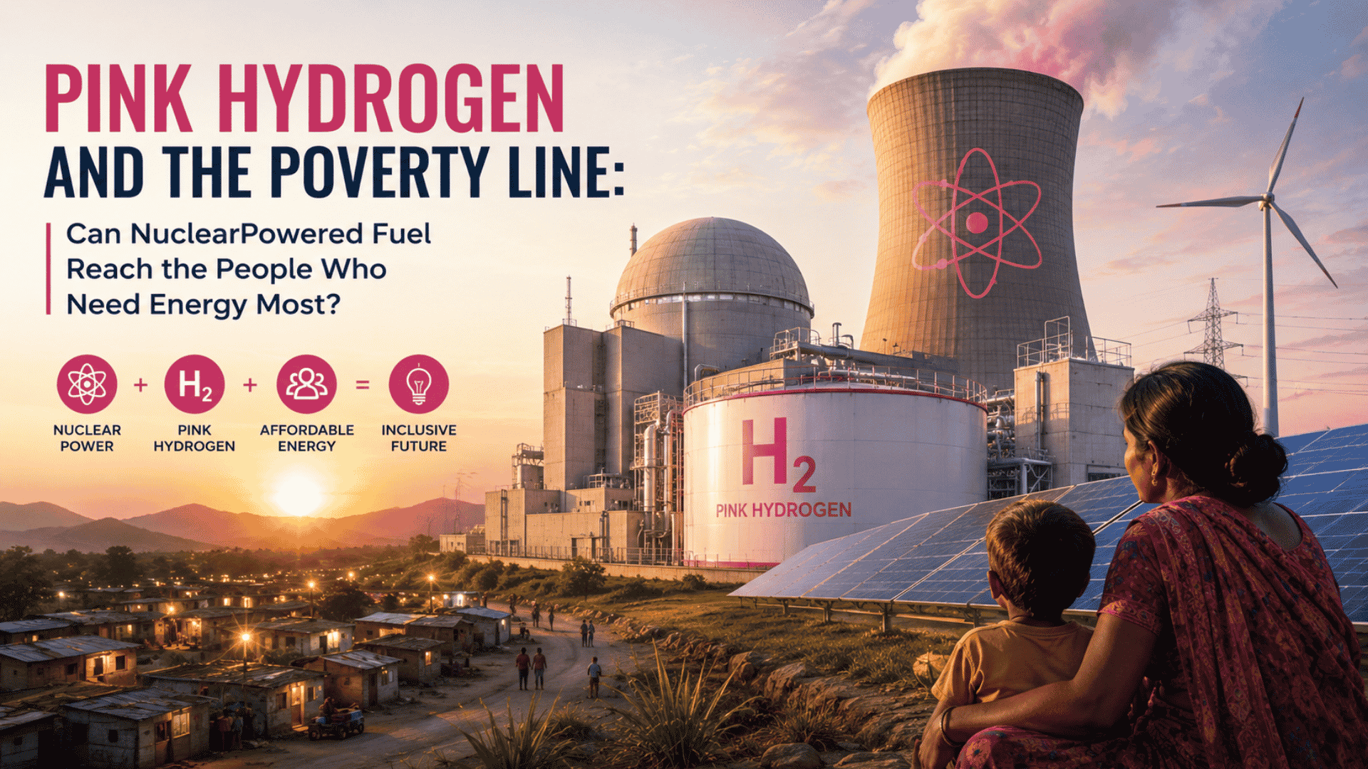 Pink Hydrogen and the Poverty Line