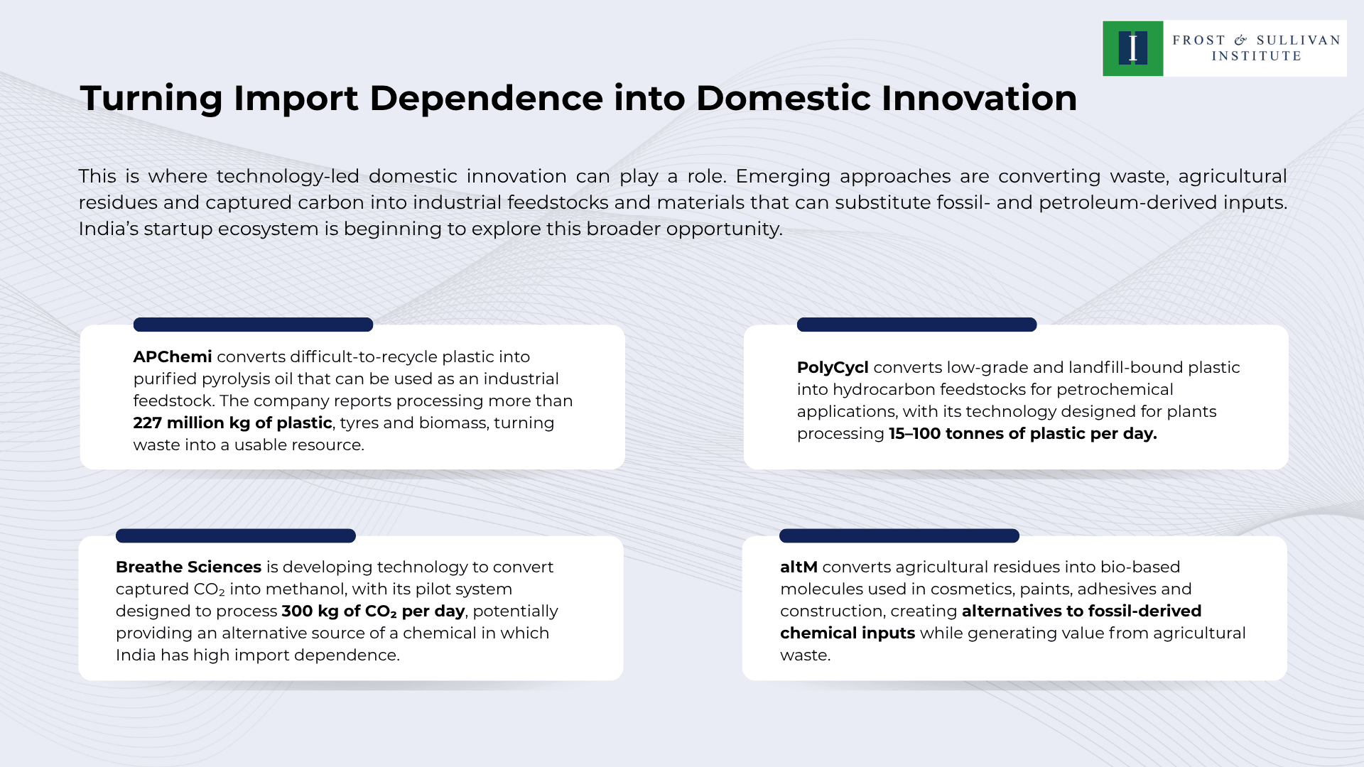 Turning Import Dependence into Domestic Innovation.